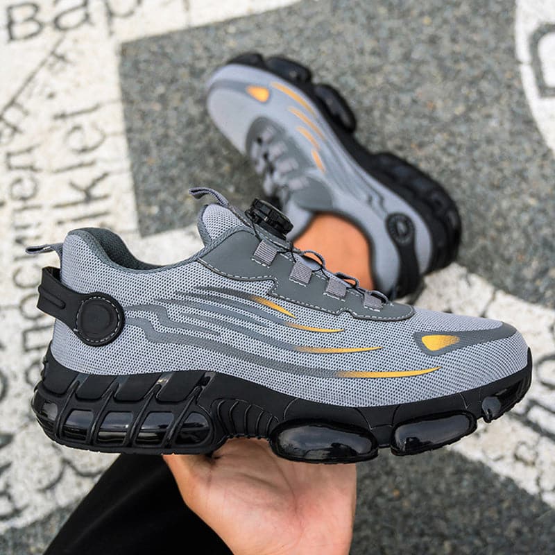 Stilvolle unisex Sicherheitsschuhe mit rutschfesten Noppen