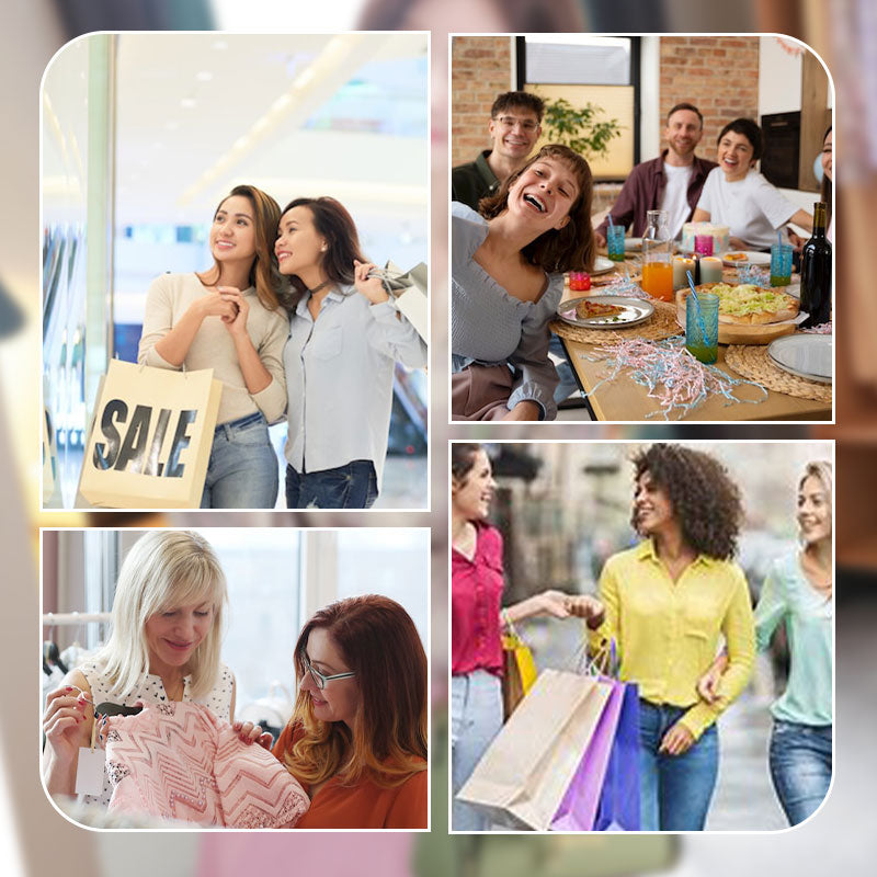 Gestrickte Patchwork-Pufferjacke für Damen