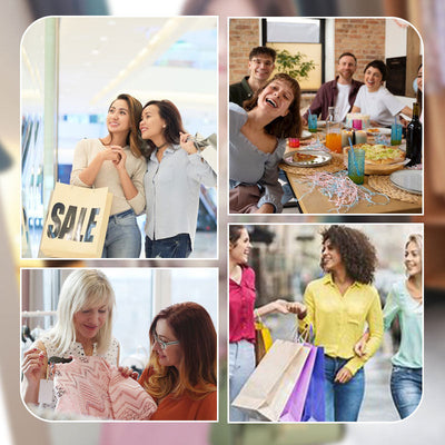 Gestrickte Patchwork-Pufferjacke für Damen