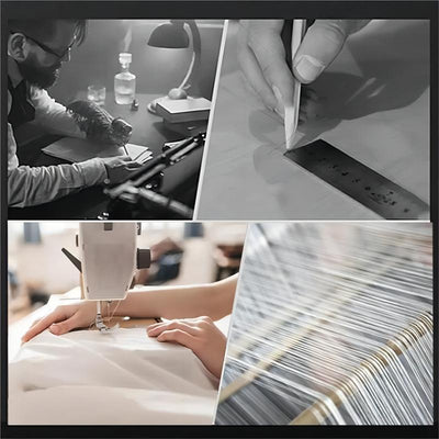 Gestrickte Patchwork-Pufferjacke für Damen